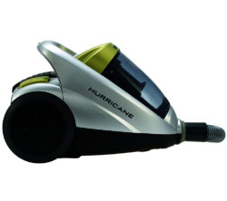 Hoover Hurricane SX70_HU01001 Cylinder Bagless Vacuum Cleaner - Silver & Green